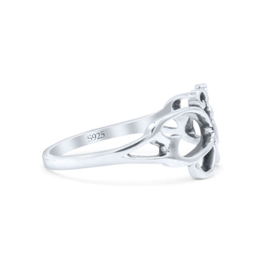 Handmade Exquisite Cutout Butterfly Design Oxidized Fashion Band Thumb Ring